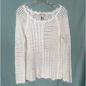 White knit “French Laundry” sweater